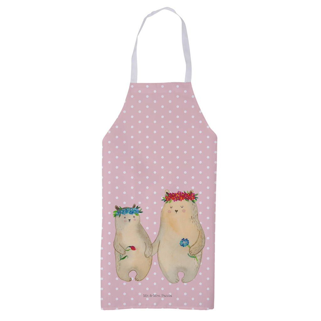 Kochschürze Bären mit Blumenkranz Schürze, Backschürze, Küchenschürze, Grillschürze, Latzschürze, Familie, Vatertag, Muttertag, Bruder, Schwester, Mama, Papa, Oma, Opa, Bär, Bären, Mutter, Mutti, Mami, Lieblingsmensch, Lieblingsmama, beste Mutter, weltbeste Mama, Geschenk Mama. Muttertag, Tochter, Kind, Kinder, Töchter, Family, Vorbild