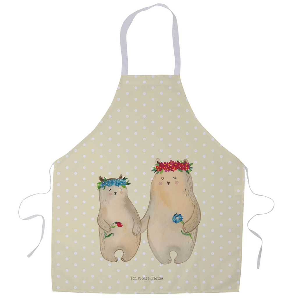 Kochschürze Bären mit Blumenkranz Schürze, Backschürze, Küchenschürze, Grillschürze, Latzschürze, Familie, Vatertag, Muttertag, Bruder, Schwester, Mama, Papa, Oma, Opa, Bär, Bären, Mutter, Mutti, Mami, Lieblingsmensch, Lieblingsmama, beste Mutter, weltbeste Mama, Geschenk Mama. Muttertag, Tochter, Kind, Kinder, Töchter, Family, Vorbild