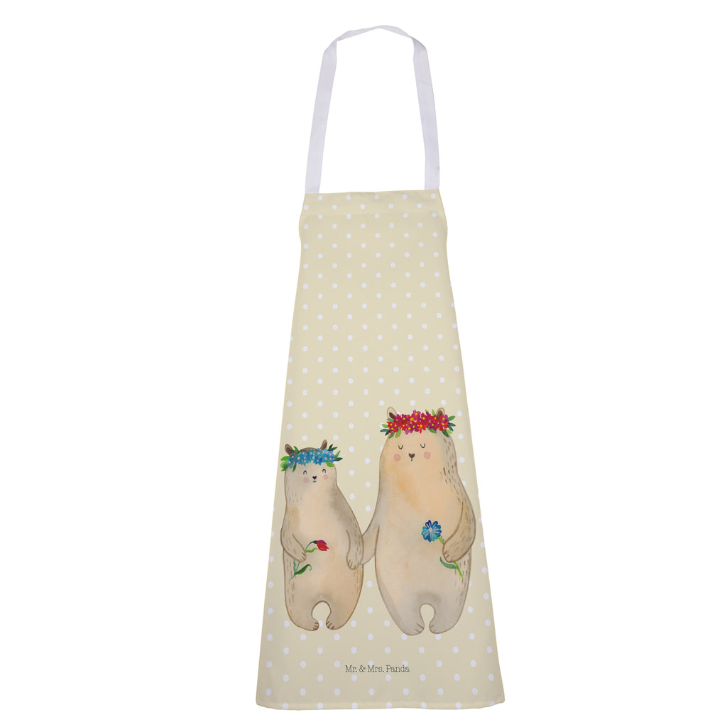 Kochschürze Bären mit Blumenkranz Schürze, Backschürze, Küchenschürze, Grillschürze, Latzschürze, Familie, Vatertag, Muttertag, Bruder, Schwester, Mama, Papa, Oma, Opa, Bär, Bären, Mutter, Mutti, Mami, Lieblingsmensch, Lieblingsmama, beste Mutter, weltbeste Mama, Geschenk Mama. Muttertag, Tochter, Kind, Kinder, Töchter, Family, Vorbild