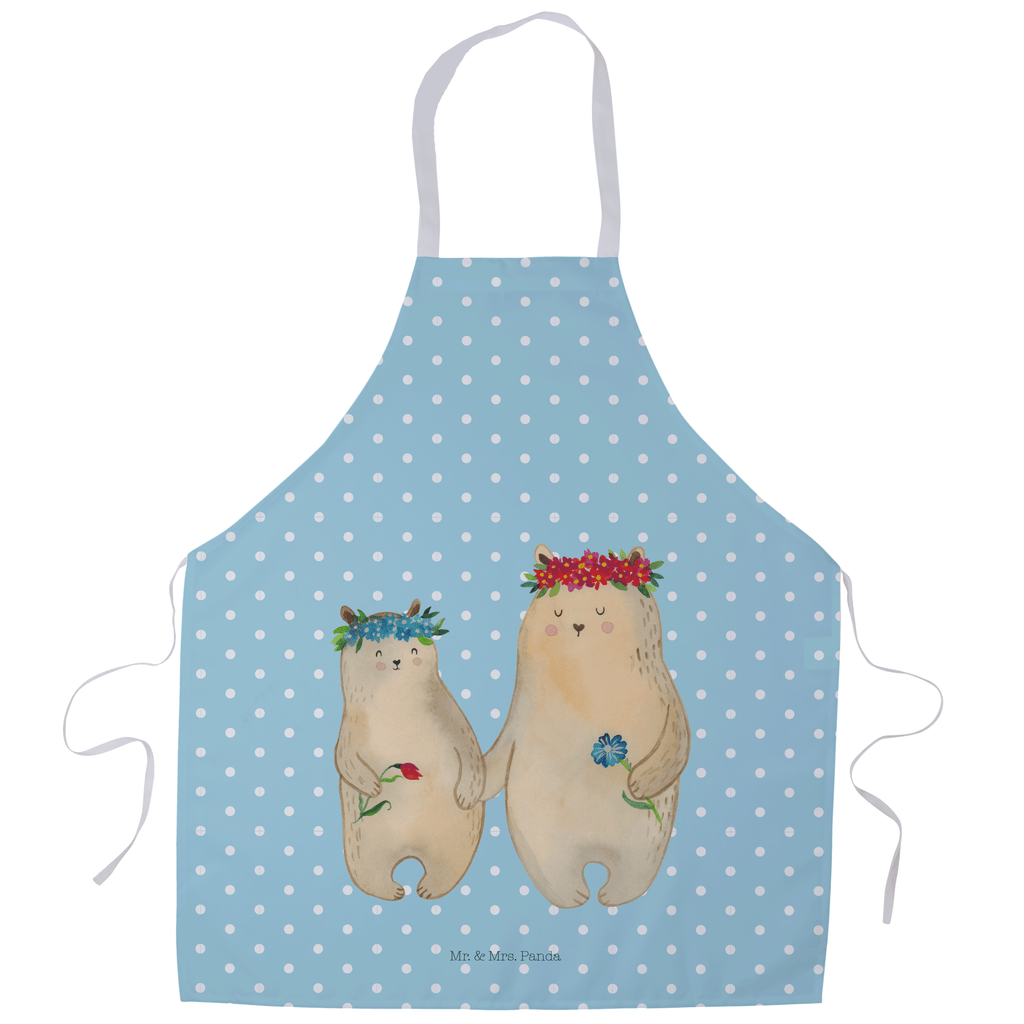 Kochschürze Bären mit Blumenkranz Schürze, Backschürze, Küchenschürze, Grillschürze, Latzschürze, Familie, Vatertag, Muttertag, Bruder, Schwester, Mama, Papa, Oma, Opa, Bär, Bären, Mutter, Mutti, Mami, Lieblingsmensch, Lieblingsmama, beste Mutter, weltbeste Mama, Geschenk Mama. Muttertag, Tochter, Kind, Kinder, Töchter, Family, Vorbild