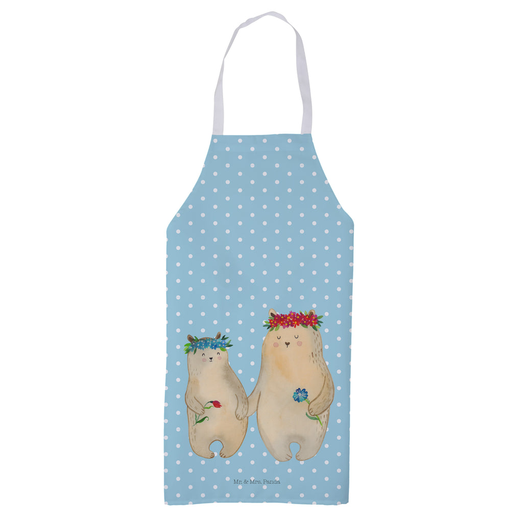 Kochschürze Bären mit Blumenkranz Schürze, Backschürze, Küchenschürze, Grillschürze, Latzschürze, Familie, Vatertag, Muttertag, Bruder, Schwester, Mama, Papa, Oma, Opa, Bär, Bären, Mutter, Mutti, Mami, Lieblingsmensch, Lieblingsmama, beste Mutter, weltbeste Mama, Geschenk Mama. Muttertag, Tochter, Kind, Kinder, Töchter, Family, Vorbild