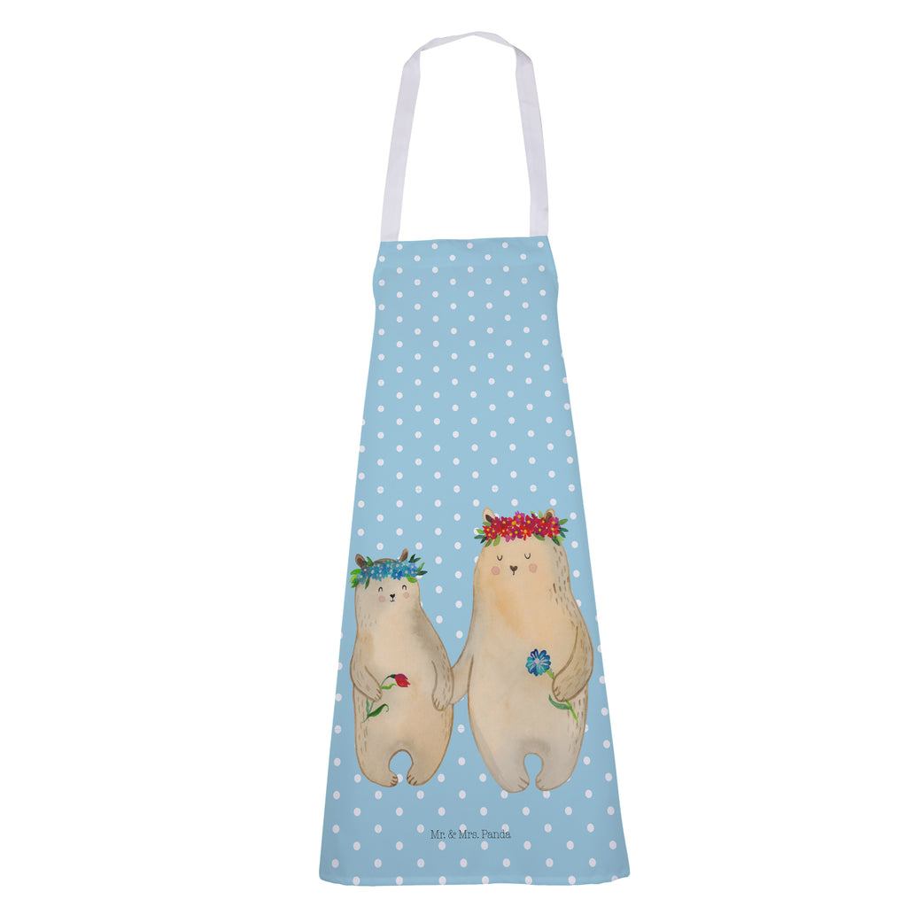 Kochschürze Bären mit Blumenkranz Schürze, Backschürze, Küchenschürze, Grillschürze, Latzschürze, Familie, Vatertag, Muttertag, Bruder, Schwester, Mama, Papa, Oma, Opa, Bär, Bären, Mutter, Mutti, Mami, Lieblingsmensch, Lieblingsmama, beste Mutter, weltbeste Mama, Geschenk Mama. Muttertag, Tochter, Kind, Kinder, Töchter, Family, Vorbild
