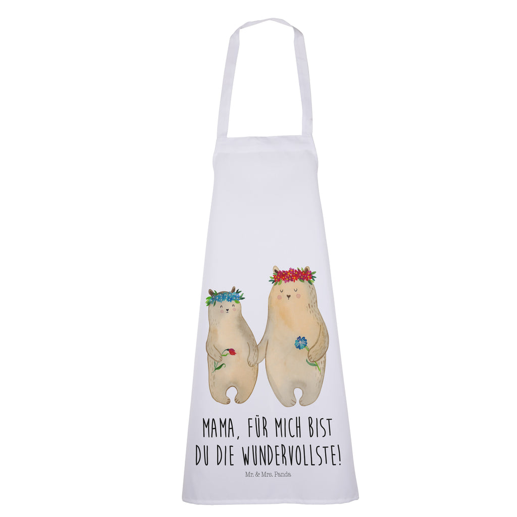 Kochschürze Bären mit Blumenkranz Schürze, Backschürze, Küchenschürze, Grillschürze, Latzschürze, Familie, Vatertag, Muttertag, Bruder, Schwester, Mama, Papa, Oma, Opa, Bär, Bären, Mutter, Mutti, Mami, Lieblingsmensch, Lieblingsmama, beste Mutter, weltbeste Mama, Geschenk Mama. Muttertag, Tochter, Kind, Kinder, Töchter, Family, Vorbild