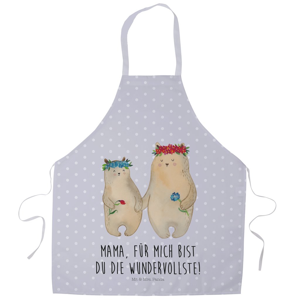 Kochschürze Bären mit Blumenkranz Schürze, Backschürze, Küchenschürze, Grillschürze, Latzschürze, Familie, Vatertag, Muttertag, Bruder, Schwester, Mama, Papa, Oma, Opa, Bär, Bären, Mutter, Mutti, Mami, Lieblingsmensch, Lieblingsmama, beste Mutter, weltbeste Mama, Geschenk Mama. Muttertag, Tochter, Kind, Kinder, Töchter, Family, Vorbild