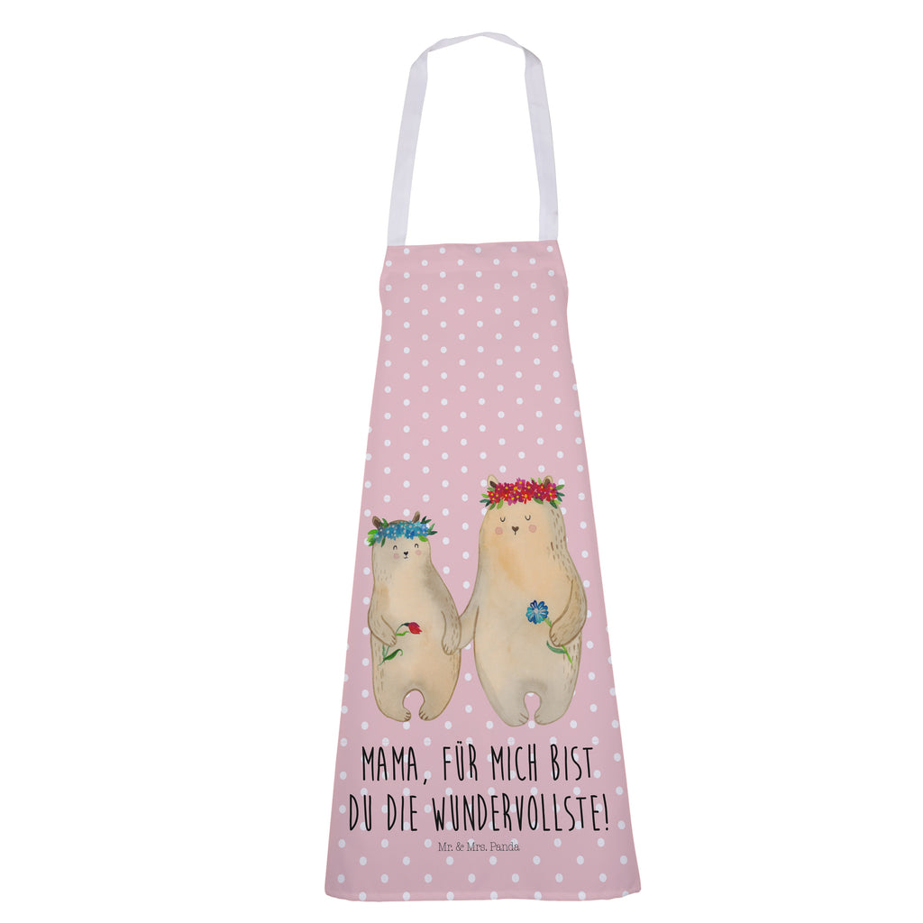 Kochschürze Bären mit Blumenkranz Schürze, Backschürze, Küchenschürze, Grillschürze, Latzschürze, Familie, Vatertag, Muttertag, Bruder, Schwester, Mama, Papa, Oma, Opa, Bär, Bären, Mutter, Mutti, Mami, Lieblingsmensch, Lieblingsmama, beste Mutter, weltbeste Mama, Geschenk Mama. Muttertag, Tochter, Kind, Kinder, Töchter, Family, Vorbild