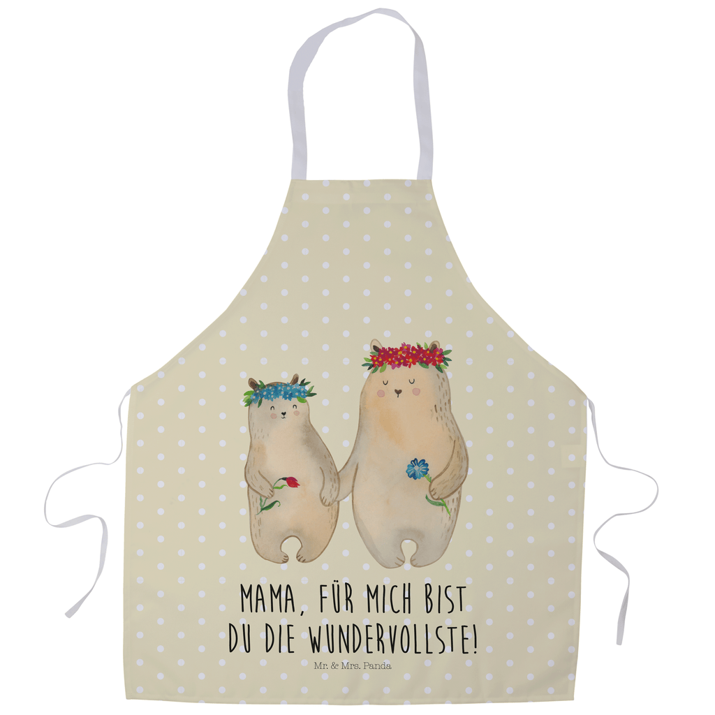 Kochschürze Bären mit Blumenkranz Schürze, Backschürze, Küchenschürze, Grillschürze, Latzschürze, Familie, Vatertag, Muttertag, Bruder, Schwester, Mama, Papa, Oma, Opa, Bär, Bären, Mutter, Mutti, Mami, Lieblingsmensch, Lieblingsmama, beste Mutter, weltbeste Mama, Geschenk Mama. Muttertag, Tochter, Kind, Kinder, Töchter, Family, Vorbild