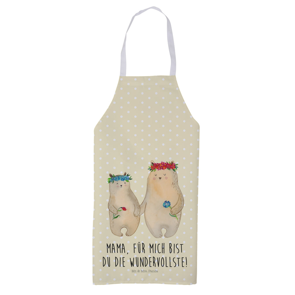 Kochschürze Bären mit Blumenkranz Schürze, Backschürze, Küchenschürze, Grillschürze, Latzschürze, Familie, Vatertag, Muttertag, Bruder, Schwester, Mama, Papa, Oma, Opa, Bär, Bären, Mutter, Mutti, Mami, Lieblingsmensch, Lieblingsmama, beste Mutter, weltbeste Mama, Geschenk Mama. Muttertag, Tochter, Kind, Kinder, Töchter, Family, Vorbild