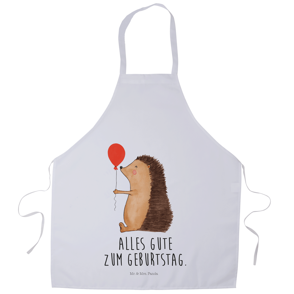 Kochschürze Igel mit Luftballon Schürze, Backschürze, Küchenschürze, Grillschürze, Latzschürze, Tiermotive, Gute Laune, lustige Sprüche, Tiere, Igel, Geburtstag, Herzlichen Glückwunsch, Glückwunsch, Geburtstagskind, Ballon, Happy Birthday