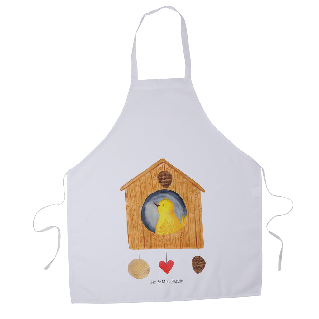 Kochschürze Vogelhaus sweet Home Schürze, Backschürze, Küchenschürze, Grillschürze, Latzschürze, Tiermotive, Gute Laune, lustige Sprüche, Tiere, Vogelhaus, Vogel, Home sweet Home, Einzug, Umzug, Geschenk, Einzugsgeschenk, Hausbau, Haus