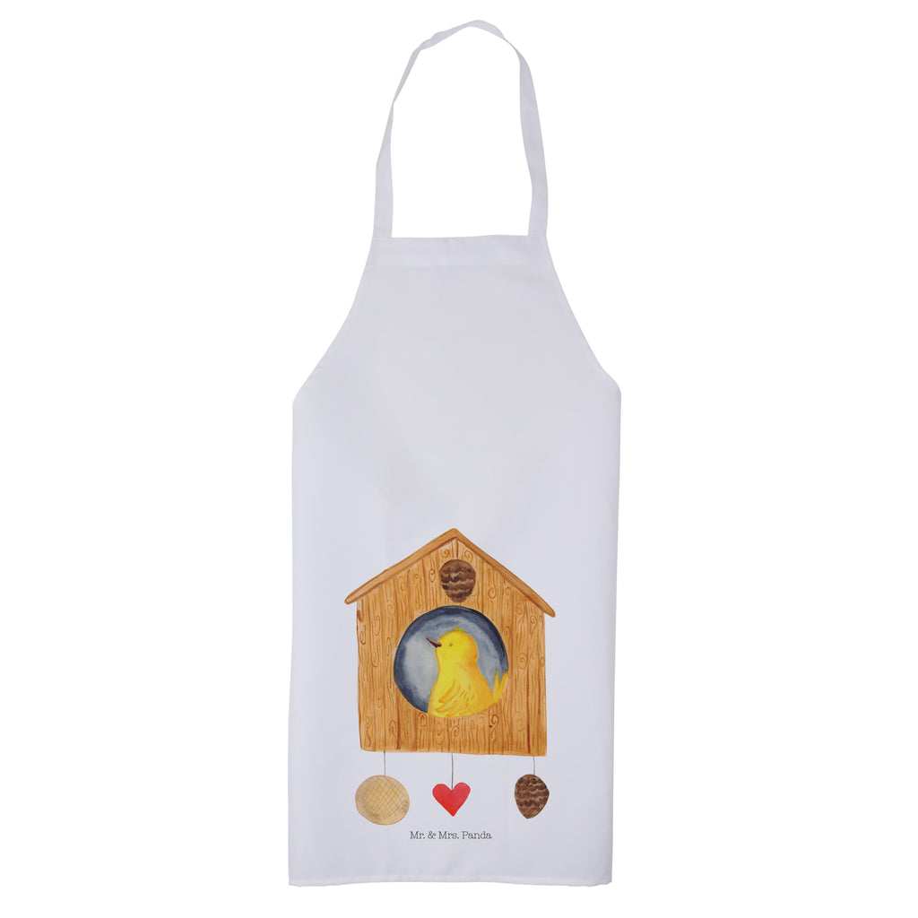 Kochschürze Vogelhaus sweet Home Schürze, Backschürze, Küchenschürze, Grillschürze, Latzschürze, Tiermotive, Gute Laune, lustige Sprüche, Tiere, Vogelhaus, Vogel, Home sweet Home, Einzug, Umzug, Geschenk, Einzugsgeschenk, Hausbau, Haus