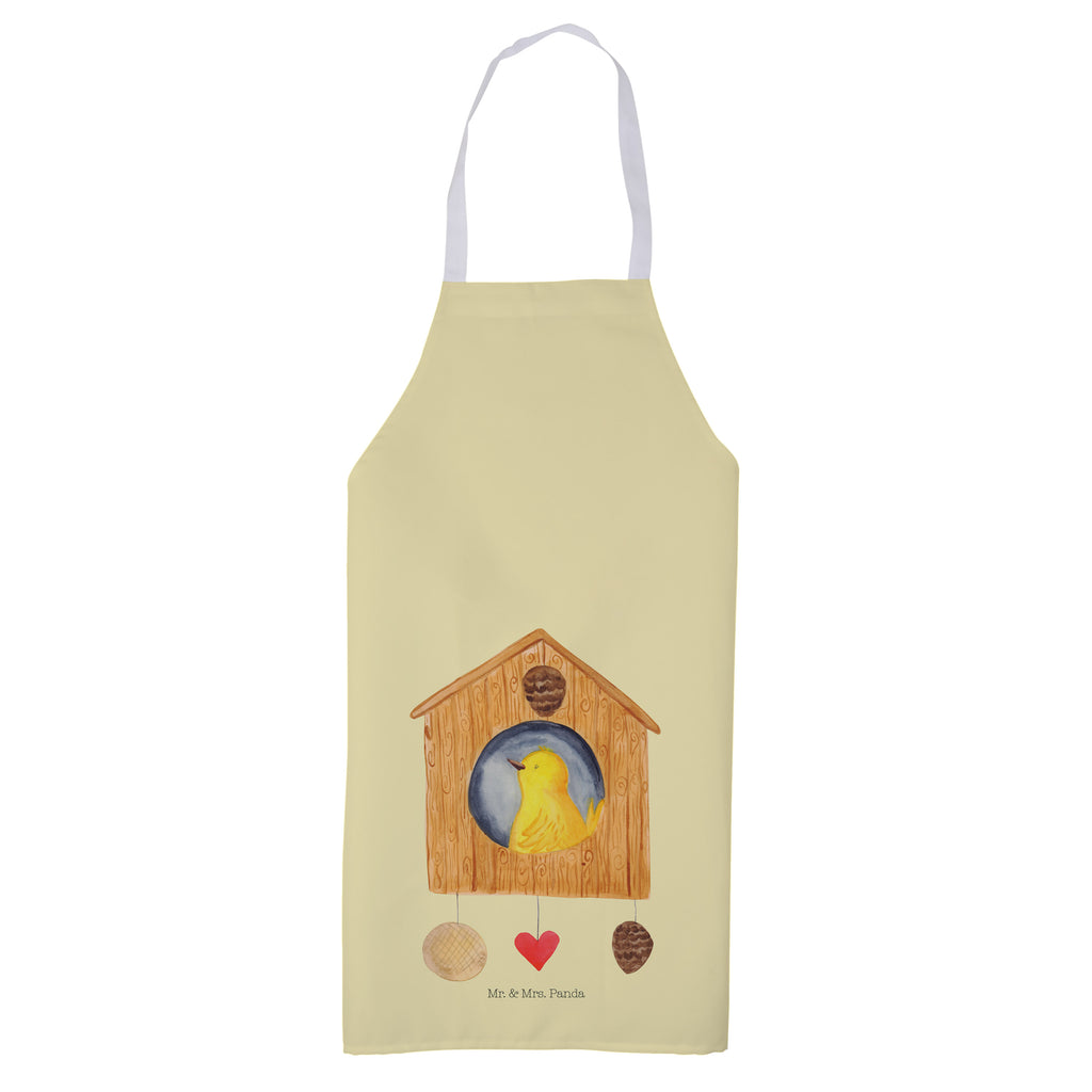 Kochschürze Vogelhaus sweet Home Schürze, Backschürze, Küchenschürze, Grillschürze, Latzschürze, Tiermotive, Gute Laune, lustige Sprüche, Tiere, Vogelhaus, Vogel, Home sweet Home, Einzug, Umzug, Geschenk, Einzugsgeschenk, Hausbau, Haus