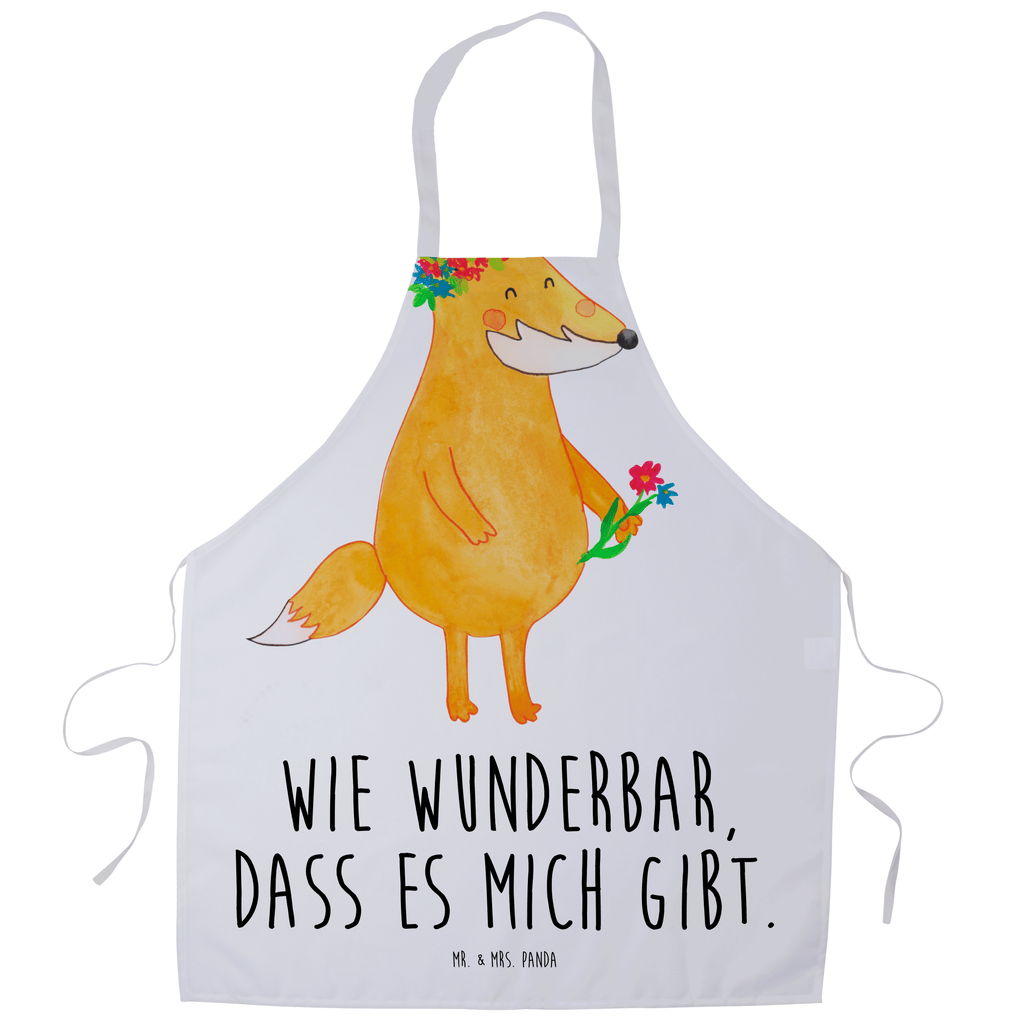 Kochschürze Fuchs Blumenliebe Schürze, Backschürze, Küchenschürze, Grillschürze, Latzschürze, Fuchs, Füchse, Fox, Liebe, Freundin, Fuchsmädchen, Blumenmädchen, Freundinnen, Liebesbeweis, Blume, Blumen, Motivation, Freude, ich, mich, Selbstliebe