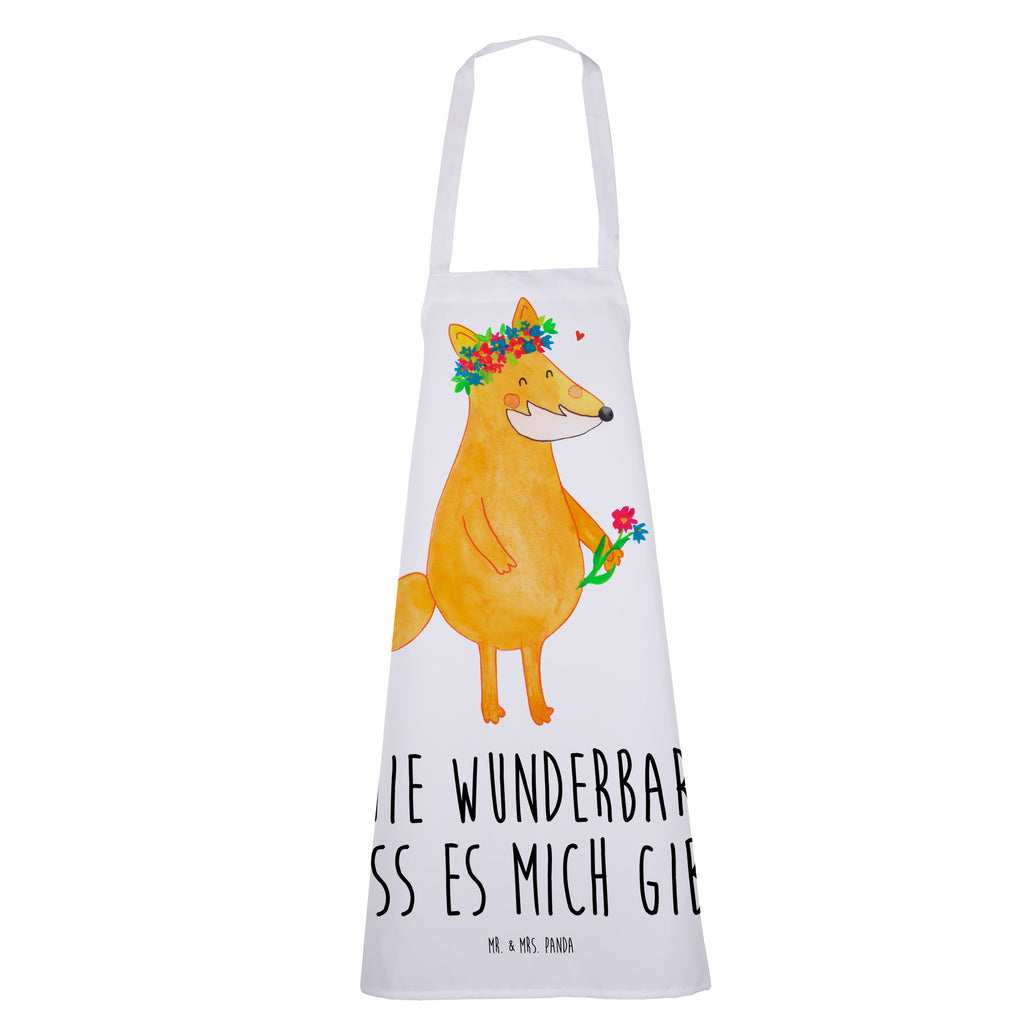 Kochschürze Fuchs Blumenliebe Schürze, Backschürze, Küchenschürze, Grillschürze, Latzschürze, Fuchs, Füchse, Fox, Liebe, Freundin, Fuchsmädchen, Blumenmädchen, Freundinnen, Liebesbeweis, Blume, Blumen, Motivation, Freude, ich, mich, Selbstliebe