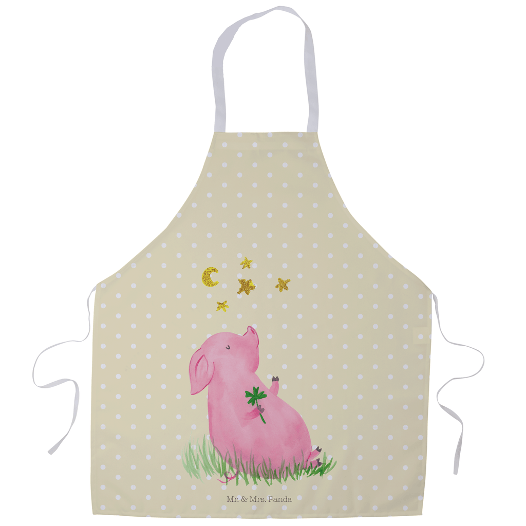 Kochschürze Glücksschwein Schürze, Backschürze, Küchenschürze, Grillschürze, Latzschürze, Tiermotive, Gute Laune, lustige Sprüche, Tiere, Glücksschwein. Glück, Schwein, Schweinchen, Sterne, Sernchen, Ziele, Träume, Motivation, Glücksbringer