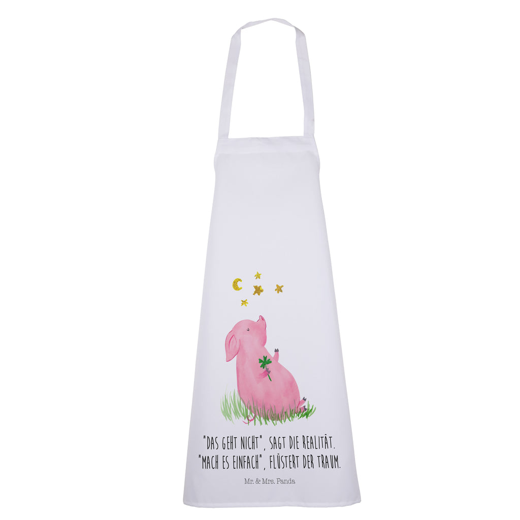 Kochschürze Glücksschwein Schürze, Backschürze, Küchenschürze, Grillschürze, Latzschürze, Tiermotive, Gute Laune, lustige Sprüche, Tiere, Glücksschwein. Glück, Schwein, Schweinchen, Sterne, Sernchen, Ziele, Träume, Motivation, Glücksbringer