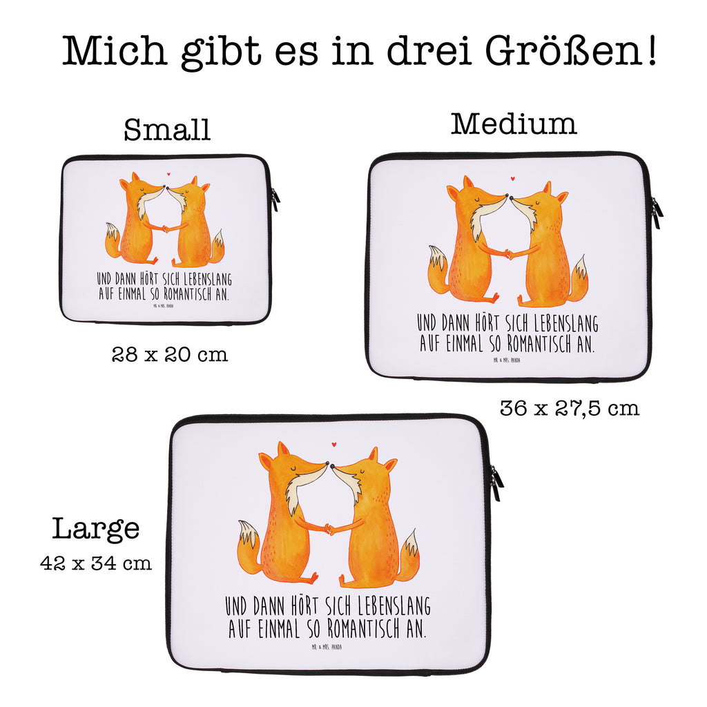 27 x 36 Notebook Tasche  Füchse Liebe Notebook Tasche, Laptop, Computertasche, Tasche, Damen, Schutzhülle, Fuchs, Füchse, Fox, Liebe, Liebespaar, Paar, Partner, Freundin, Freund, Ehe, Verlobte, Ehemann, Ehefrau, Liebesbeweis