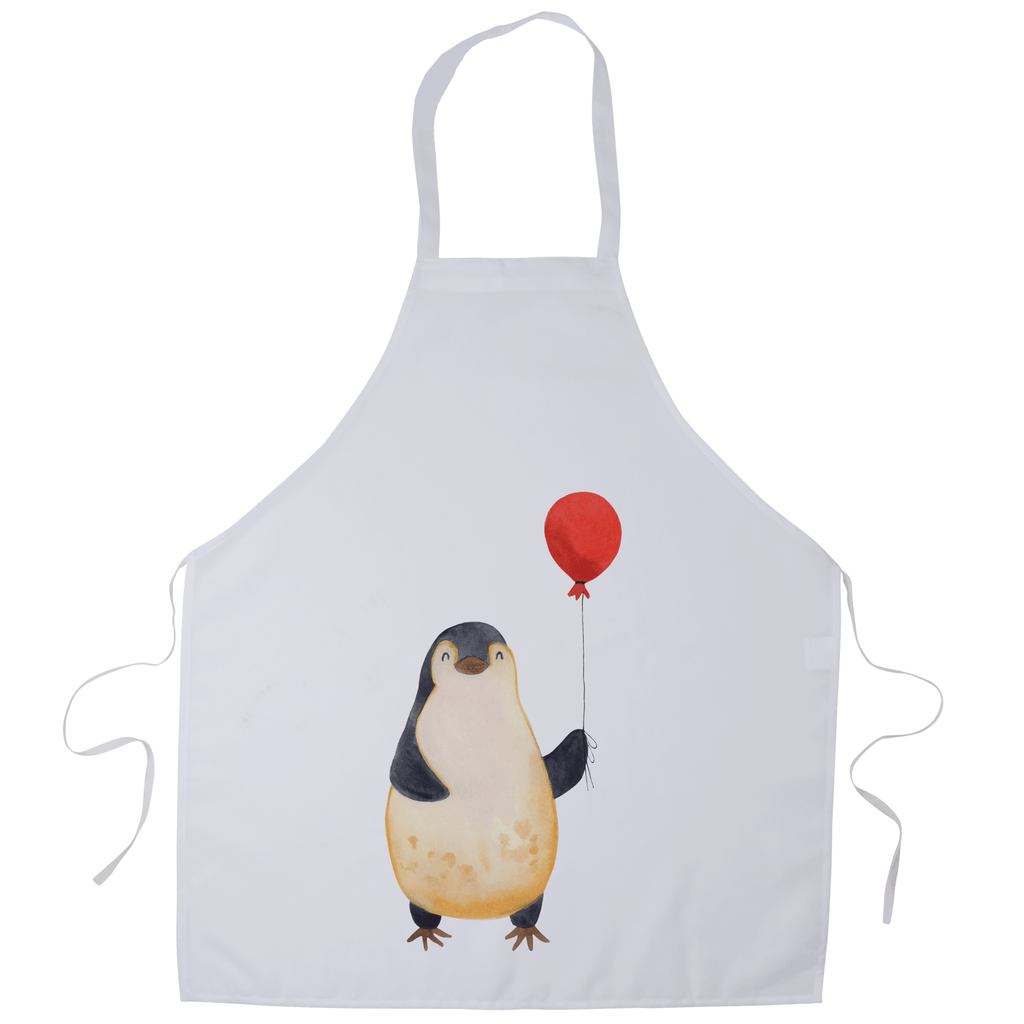Kochschürze Pinguin Luftballon Schürze, Backschürze, Küchenschürze, Grillschürze, Latzschürze, Pinguin, Pinguine, Luftballon, Tagträume, Lebenslust, Geschenk Freundin, Geschenkidee, beste Freundin, Motivation, Neustart, neues Leben, Liebe, Glück