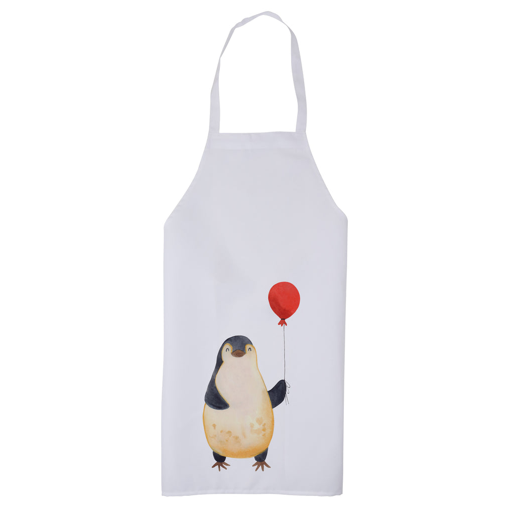 Kochschürze Pinguin Luftballon Schürze, Backschürze, Küchenschürze, Grillschürze, Latzschürze, Pinguin, Pinguine, Luftballon, Tagträume, Lebenslust, Geschenk Freundin, Geschenkidee, beste Freundin, Motivation, Neustart, neues Leben, Liebe, Glück