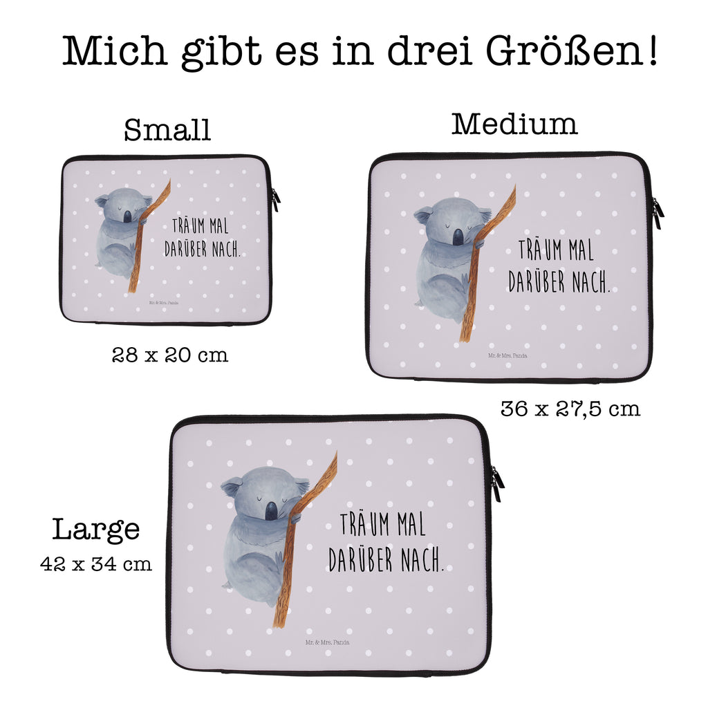 33 x 42 Notebook Tasche Koalabär Notebook Tasche, Laptop, Computertasche, Tasche, Schutzhülle, Tiermotive, Gute Laune, lustige Sprüche, Tiere, Koala, träumen, Traum, schlafen, Schlafzimmer, Traumland, Bär, Koalabär