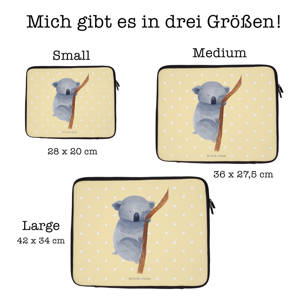 27 x 36 Notebook Tasche  Koalabär Notebook Tasche, Laptop, Computertasche, Tasche, Damen, Schutzhülle, Tiermotive, Gute Laune, lustige Sprüche, Tiere, Koala, träumen, Traum, schlafen, Schlafzimmer, Traumland, Bär, Koalabär