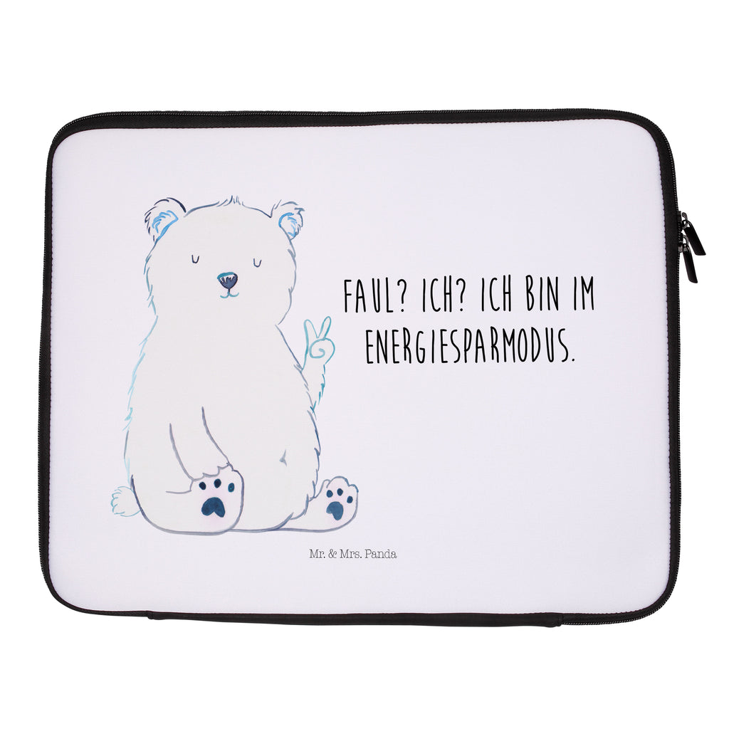 20 x 28 Notebook Tasche  Eisbär Faul Notebook Tasche, Laptop, Computertasche, Tasche, Bär, Teddy, Teddybär, Eisbär, Nordpol, Faul, Entspannen, Relaxen, Büro, Arbeit, Bürojob, Arbeitsplatz, Homeoffice