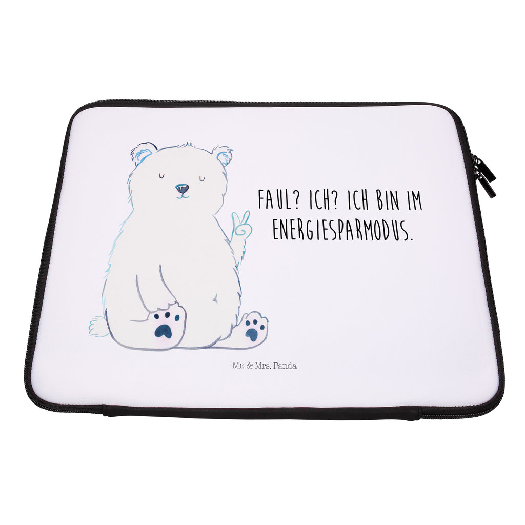 20 x 28 Notebook Tasche  Eisbär Faul Notebook Tasche, Laptop, Computertasche, Tasche, Bär, Teddy, Teddybär, Eisbär, Nordpol, Faul, Entspannen, Relaxen, Büro, Arbeit, Bürojob, Arbeitsplatz, Homeoffice