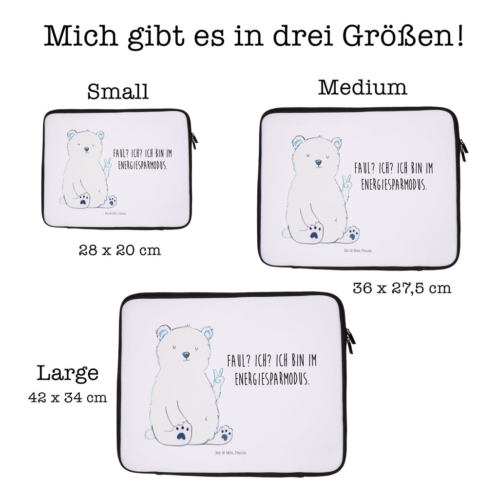 20 x 28 Notebook Tasche  Eisbär Faul Notebook Tasche, Laptop, Computertasche, Tasche, Bär, Teddy, Teddybär, Eisbär, Nordpol, Faul, Entspannen, Relaxen, Büro, Arbeit, Bürojob, Arbeitsplatz, Homeoffice