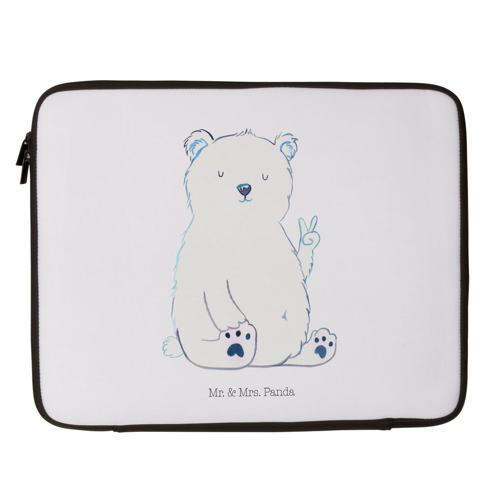 20 x 28 Notebook Tasche  Eisbär Faul Notebook Tasche, Laptop, Computertasche, Tasche, Bär, Teddy, Teddybär, Eisbär, Nordpol, Faul, Entspannen, Relaxen, Büro, Arbeit, Bürojob, Arbeitsplatz, Homeoffice