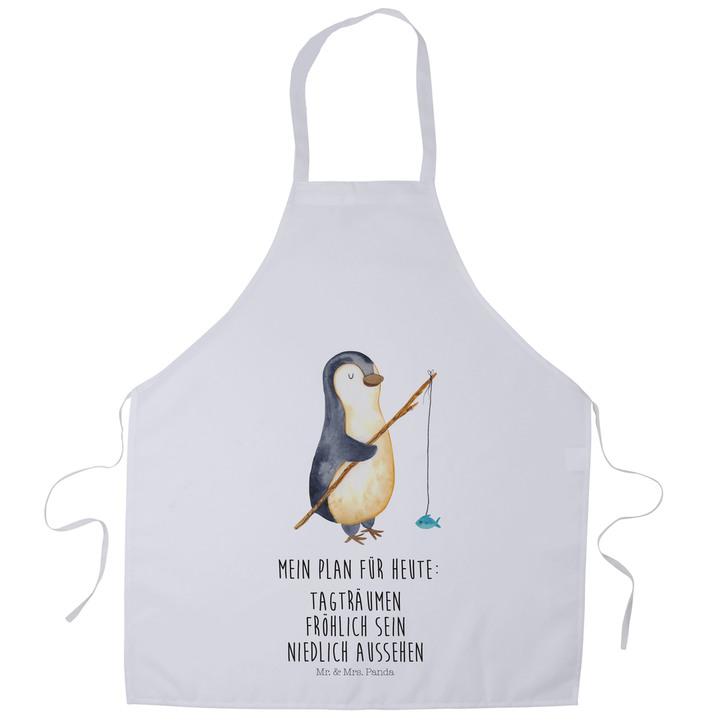 Kochschürze Pinguin Angler Schürze, Backschürze, Küchenschürze, Grillschürze, Latzschürze, Pinguin, Pinguine, Angeln, Angler, Tagträume, Hobby, Plan, Planer, Tagesplan, Neustart, Motivation, Geschenk, Freundinnen, Geschenkidee, Urlaub, Wochenende