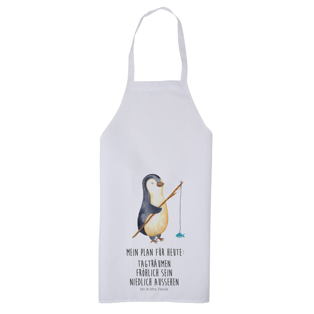 Kochschürze Pinguin Angler Schürze, Backschürze, Küchenschürze, Grillschürze, Latzschürze, Pinguin, Pinguine, Angeln, Angler, Tagträume, Hobby, Plan, Planer, Tagesplan, Neustart, Motivation, Geschenk, Freundinnen, Geschenkidee, Urlaub, Wochenende