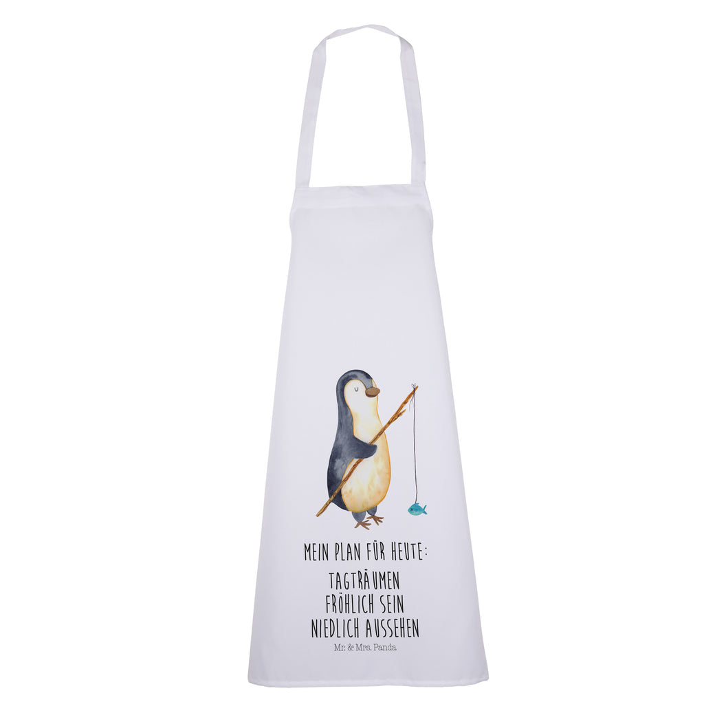 Kochschürze Pinguin Angler Schürze, Backschürze, Küchenschürze, Grillschürze, Latzschürze, Pinguin, Pinguine, Angeln, Angler, Tagträume, Hobby, Plan, Planer, Tagesplan, Neustart, Motivation, Geschenk, Freundinnen, Geschenkidee, Urlaub, Wochenende
