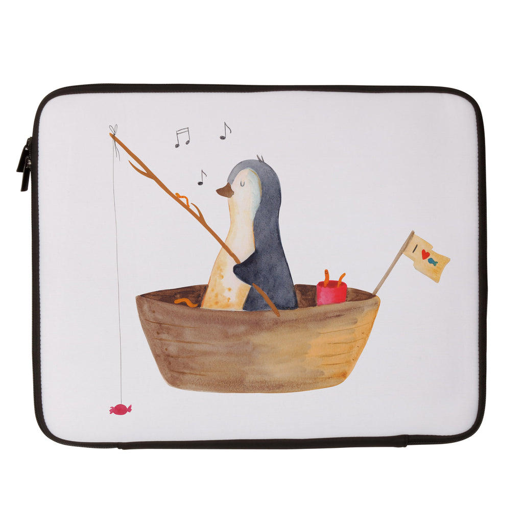 20 x 28 Notebook Tasche  Pinguin Angelboot Notebook Tasche, Laptop, Computertasche, Tasche, Pinguin, Pinguine, Angeln, Boot, Angelboot, Lebenslust, Leben, genießen, Motivation, Neustart, Neuanfang, Trennung, Scheidung, Geschenkidee Liebeskummer