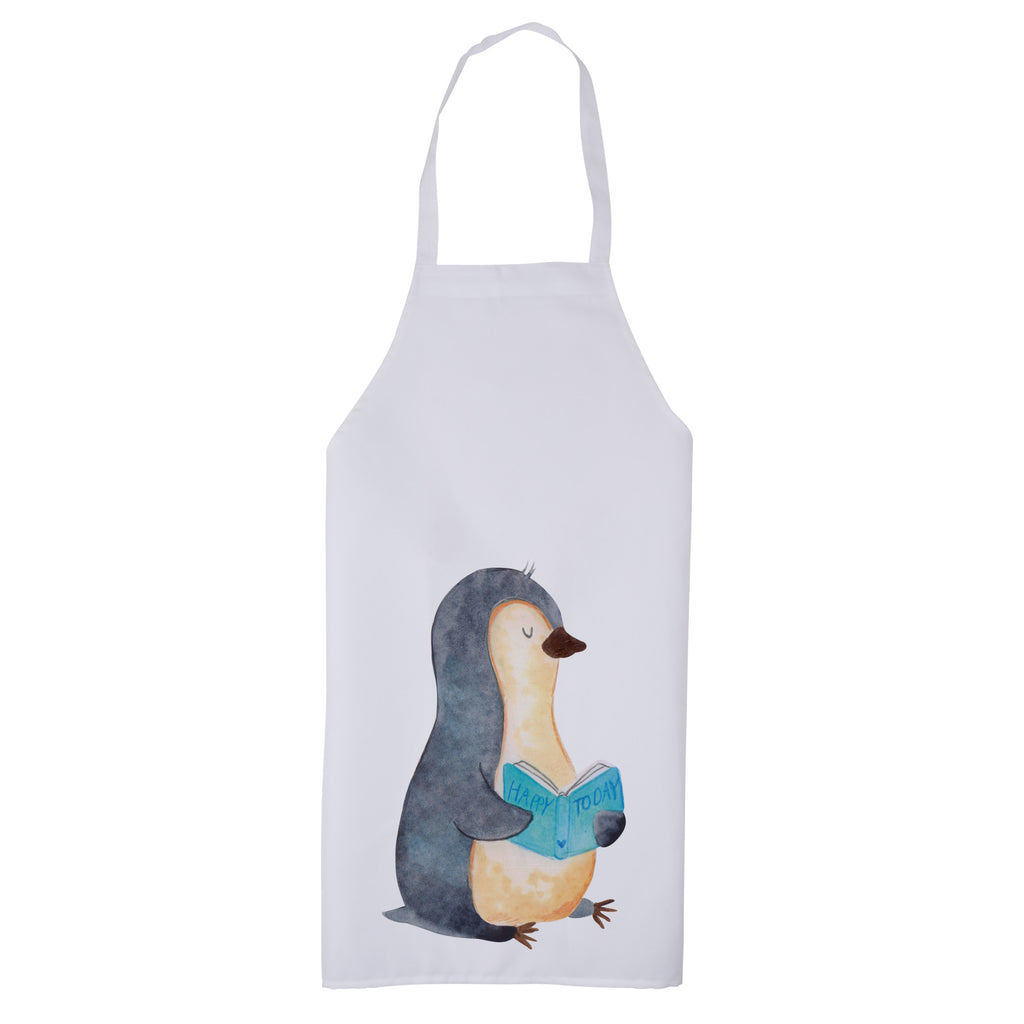 Kochschürze Pinguin Buch Schürze, Backschürze, Küchenschürze, Grillschürze, Latzschürze, Pinguin, Pinguine, Buch, Lesen, Bücherwurm, Nichtstun, Faulenzen, Ferien, Urlaub, Freizeit