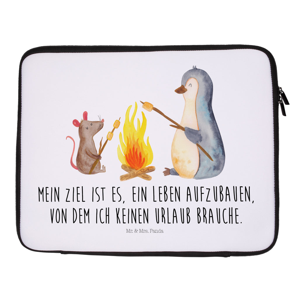 20 x 28 Notebook Tasche  Pinguin Lagerfeuer Notebook Tasche, Laptop, Computertasche, Tasche, Pinguin, Maus, Pinguine, Lagerfeuer, Leben, Arbeit, Job, Motivation, Büro, Büroalltag, Lebensspruch, Lebensmotivation, Neustart, Liebe, grillen, Feuer, Marshmallows