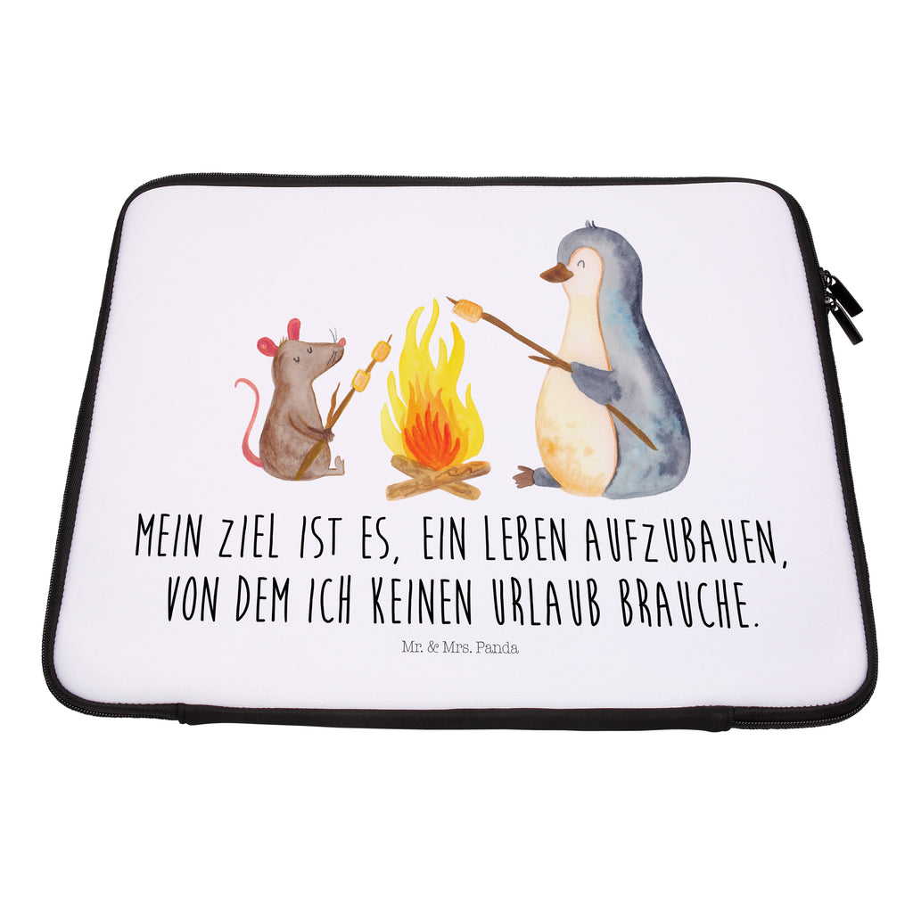 20 x 28 Notebook Tasche  Pinguin Lagerfeuer Notebook Tasche, Laptop, Computertasche, Tasche, Pinguin, Maus, Pinguine, Lagerfeuer, Leben, Arbeit, Job, Motivation, Büro, Büroalltag, Lebensspruch, Lebensmotivation, Neustart, Liebe, grillen, Feuer, Marshmallows