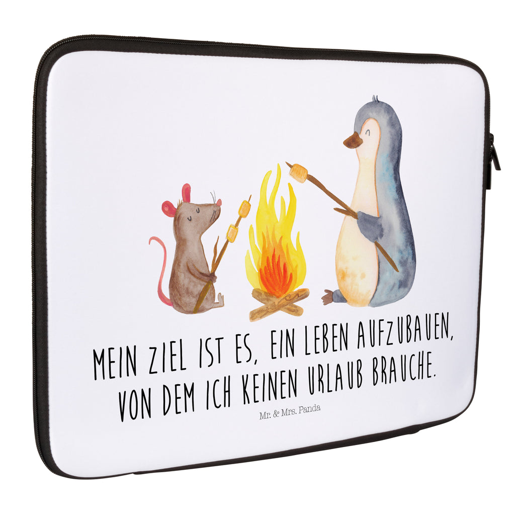 20 x 28 Notebook Tasche  Pinguin Lagerfeuer Notebook Tasche, Laptop, Computertasche, Tasche, Pinguin, Maus, Pinguine, Lagerfeuer, Leben, Arbeit, Job, Motivation, Büro, Büroalltag, Lebensspruch, Lebensmotivation, Neustart, Liebe, grillen, Feuer, Marshmallows