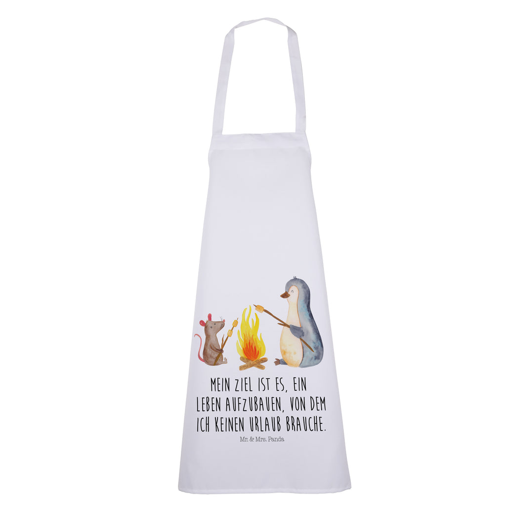 Kochschürze Pinguin Lagerfeuer Schürze, Backschürze, Küchenschürze, Grillschürze, Latzschürze, Pinguin, Maus, Pinguine, Lagerfeuer, Leben, Arbeit, Job, Motivation, Büro, Büroalltag, Lebensspruch, Lebensmotivation, Neustart, Liebe, grillen, Feuer, Marshmallows