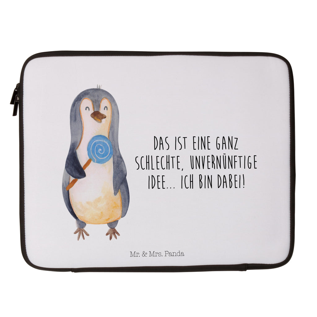 20 x 28 Notebook Tasche  Pinguin Lolli Notebook Tasche, Laptop, Computertasche, Tasche, Pinguin, Pinguine, Lolli, Süßigkeiten, Blödsinn, Spruch, Rebell, Gauner, Ganove, Rabauke