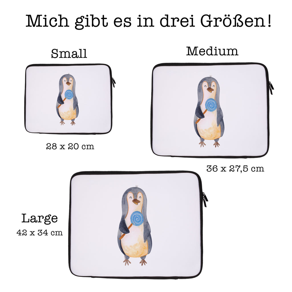 20 x 28 Notebook Tasche  Pinguin Lolli Notebook Tasche, Laptop, Computertasche, Tasche, Pinguin, Pinguine, Lolli, Süßigkeiten, Blödsinn, Spruch, Rebell, Gauner, Ganove, Rabauke
