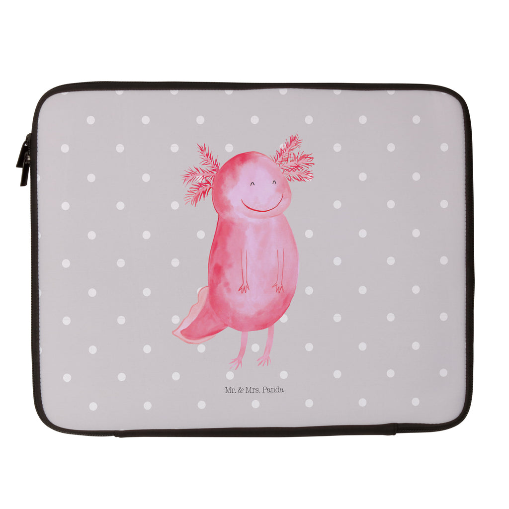 20 x 28 Notebook Tasche  Axolotl glücklich