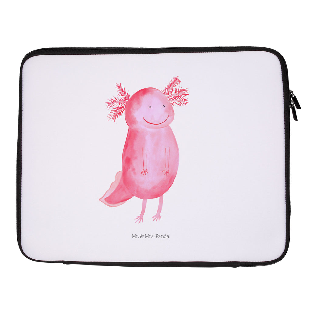 20 x 28 Notebook Tasche  Axolotl glücklich