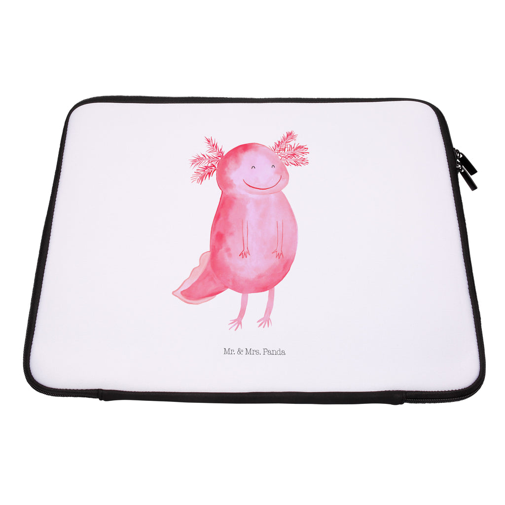 20 x 28 Notebook Tasche  Axolotl glücklich