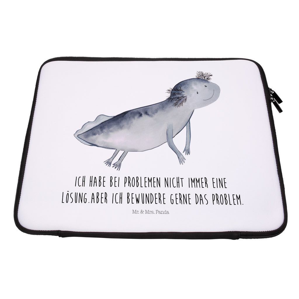 20 x 28 Notebook Tasche  Axolotl schwimmt Notebook Tasche, Laptop, Computertasche, Tasche, Axolotl, Molch, Axolot, Schwanzlurch, Lurch, Lurche, Problem, Probleme, Lösungen, Motivation
