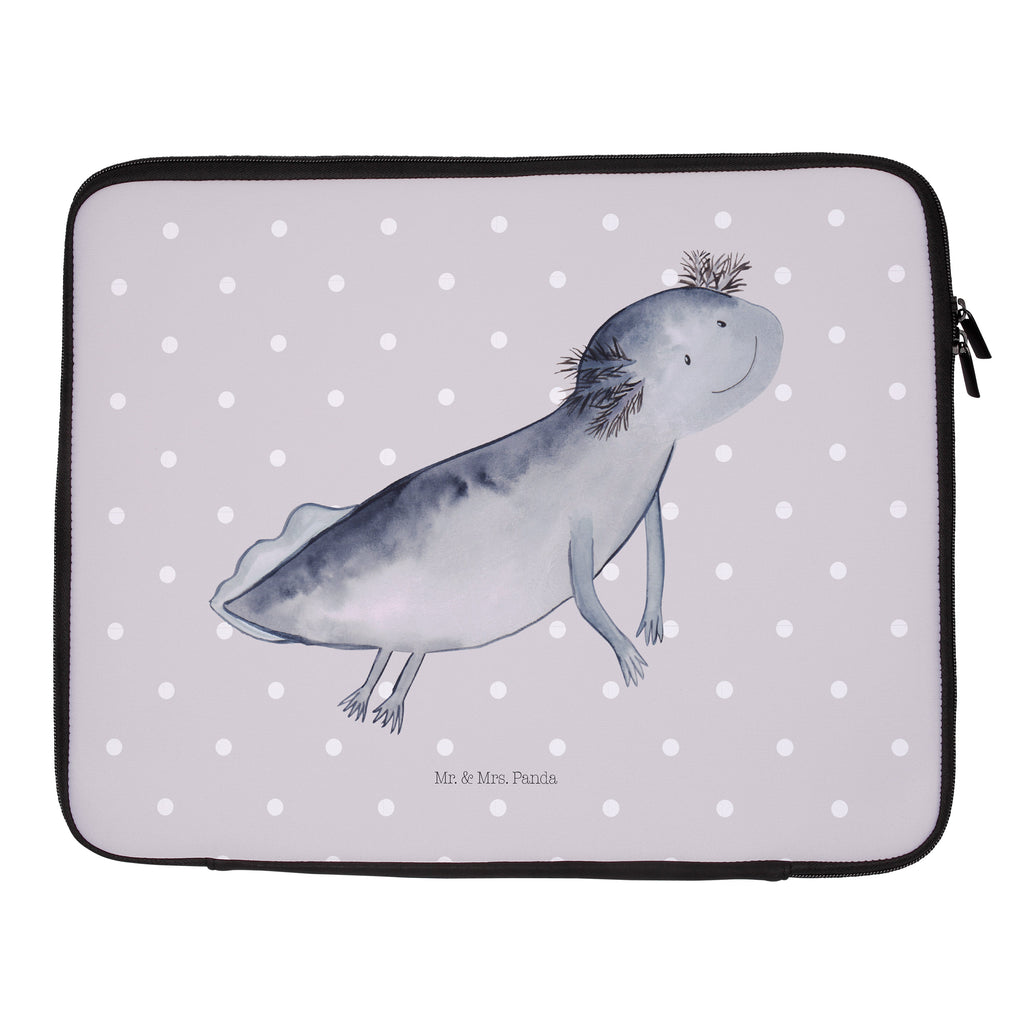 20 x 28 Notebook Tasche  Axolotl schwimmt Notebook Tasche, Laptop, Computertasche, Tasche, Axolotl, Molch, Axolot, Schwanzlurch, Lurch, Lurche, Problem, Probleme, Lösungen, Motivation