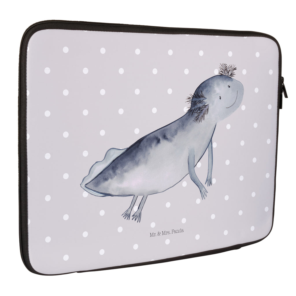 20 x 28 Notebook Tasche  Axolotl schwimmt Notebook Tasche, Laptop, Computertasche, Tasche, Axolotl, Molch, Axolot, Schwanzlurch, Lurch, Lurche, Problem, Probleme, Lösungen, Motivation