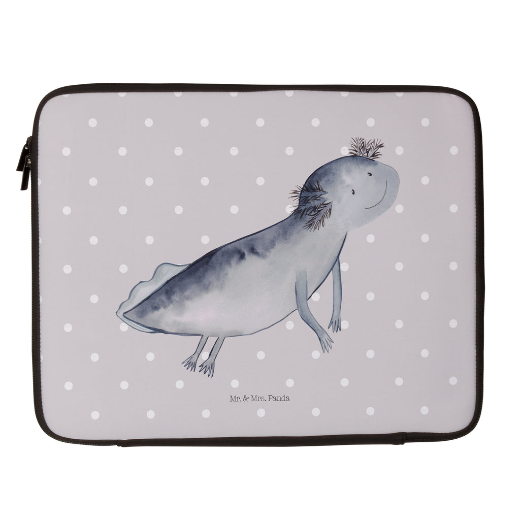 20 x 28 Notebook Tasche  Axolotl schwimmt Notebook Tasche, Laptop, Computertasche, Tasche, Axolotl, Molch, Axolot, Schwanzlurch, Lurch, Lurche, Problem, Probleme, Lösungen, Motivation