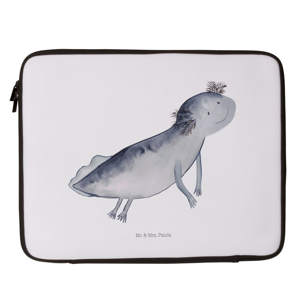 20 x 28 Notebook Tasche  Axolotl schwimmt Notebook Tasche, Laptop, Computertasche, Tasche, Axolotl, Molch, Axolot, Schwanzlurch, Lurch, Lurche, Problem, Probleme, Lösungen, Motivation
