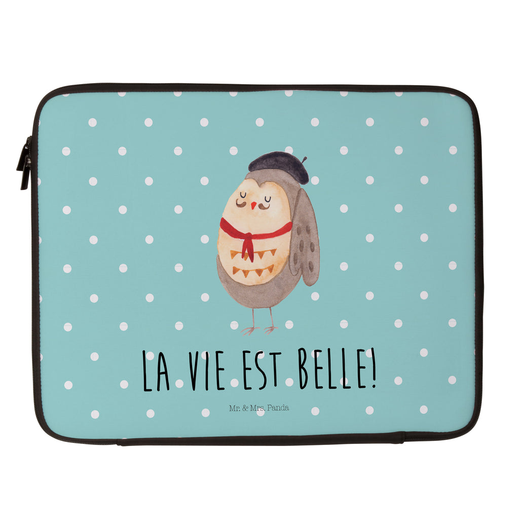 20 x 28 Notebook Tasche  Eule Französisch Notebook Tasche, Laptop, Computertasche, Tasche, Eule, Eulen, Eule Deko, Owl, hibou, La vie est belle, das Leben ist schön, Spruch schön, Spruch Französisch, Frankreich