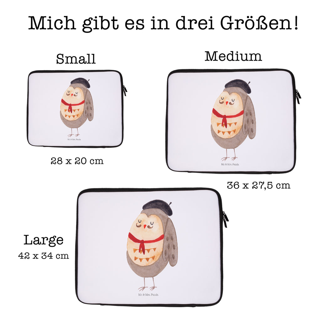 20 x 28 Notebook Tasche  Eule Französisch Notebook Tasche, Laptop, Computertasche, Tasche, Eule, Eulen, Eule Deko, Owl, hibou, La vie est belle, das Leben ist schön, Spruch schön, Spruch Französisch, Frankreich
