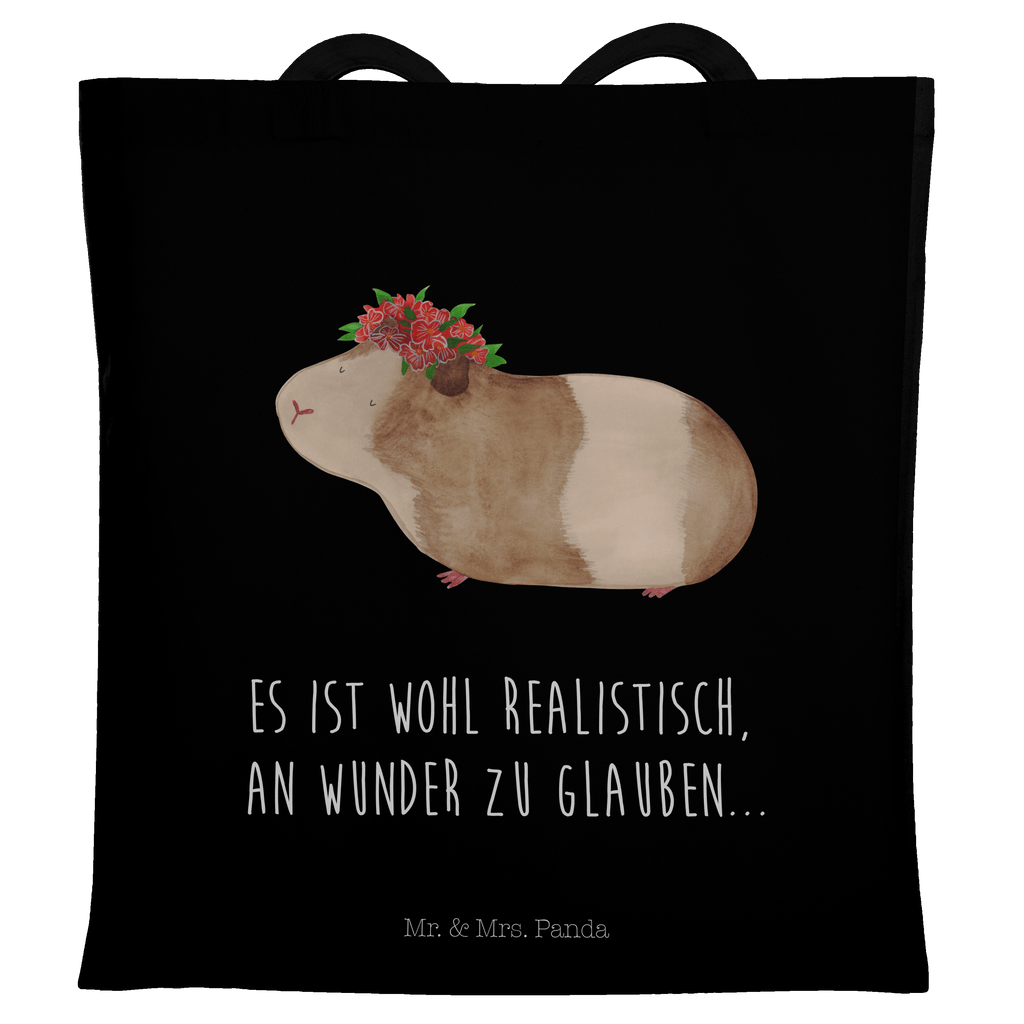 Tragetasche Meerschweinchen weise Beuteltasche, Beutel, Einkaufstasche, Jutebeutel, Stoffbeutel, Tiermotive, Gute Laune, lustige Sprüche, Tiere, Meerschweinchen, Meerie, Meeries, Wunder, Blumenkind, Realität, Spruch, Weisheit, Motivation, Wunderland